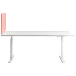 Beliani  Desk Screen Split Peach Pink - thumbnail 5