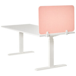 Beliani  Desk Screen Split Peach Pink - thumbnail 6