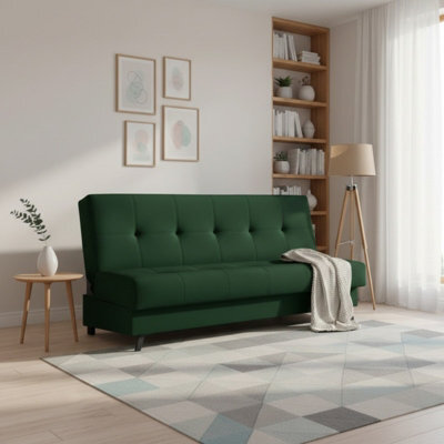 Enduro Xiii Sofa Modern Upholstered Living Room Sofa Comfortable And Stylish Available In Multiple Colors For Relaxing Dark Green - image 1