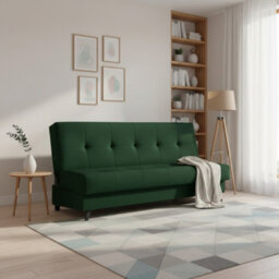 Enduro Xiii Sofa Modern Upholstered Living Room Sofa Comfortable And Stylish Available In Multiple Colors For Relaxing Dark Green - thumbnail 1