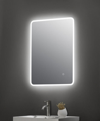 Royal Bathrooms Ambient 700 X 500mm Rectangular Bathroom Mirror Led Illuminated - Anti Fog - image 1