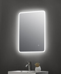 Royal Bathrooms Ambient 700 X 500mm Rectangular Bathroom Mirror Led Illuminated - Anti Fog - thumbnail 1