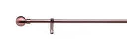 Lister Cartwright 19 mm Extendable Metal Curtain Poles, Antique Copper (Ball Finials, 120 - 210 Cm) - thumbnail 3