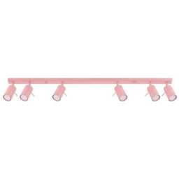 Luminosa Lighting Luminosa Ring Ceiling Spotlight Bar Pink 6X Gu10 - thumbnail 1