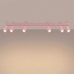 Luminosa Lighting Luminosa Ring Ceiling Spotlight Bar Pink 6X Gu10 - thumbnail 3