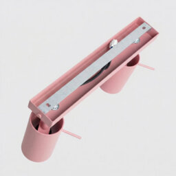 Luminosa Lighting Luminosa Ring Ceiling Spotlight Bar Pink 6X Gu10 - thumbnail 4