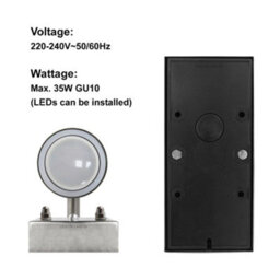 Long Life Lamps Company Single Outdoor Wall Light Dusk Till Dawn Sensor Stainless Steel Finish Ip65 Zlc088 - thumbnail 5