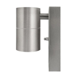 Long Life Lamps Company Single Outdoor Wall Light Dusk Till Dawn Sensor Stainless Steel Finish Ip65 Zlc088 - thumbnail 3