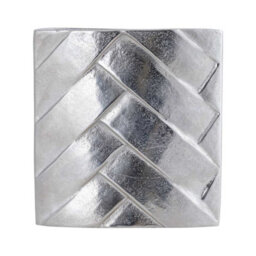 Vanity Living 22Cm Nickel Metal Vase, Modern Aluminium Decorative Vase For Living Room - thumbnail 3