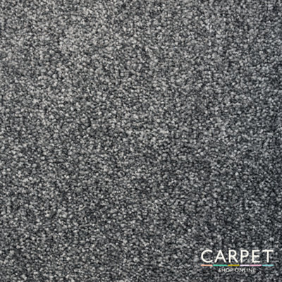 Carpet Shop Online Galmor Dark Grey Twist Carpet 3.75M X 4M - image 1