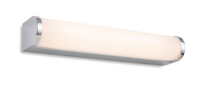 Luminosa Lighting Luminosa Bravo Bathroom Led Wall Light - 300mm Chrome With Opal Diffuser Ip44