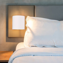 Harper Living Ceramic Cylinder Wall Light, Up/down White Paintable G9 Socket (No Bulb) - thumbnail 5