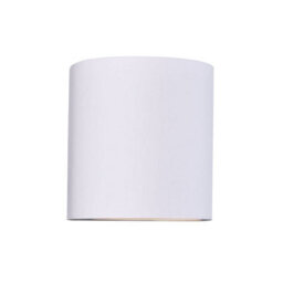 Harper Living Ceramic Cylinder Wall Light, Up/down White Paintable G9 Socket (No Bulb) - thumbnail 3