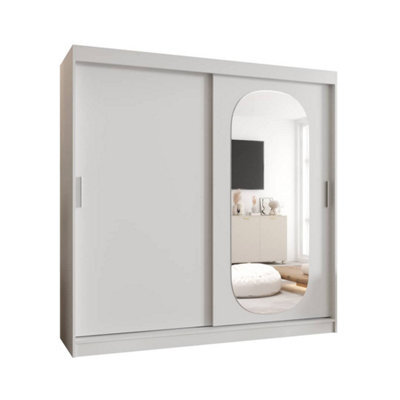 Arte White Royal Sliding Door Wardrobe 2000mm X 2000mm X 620mm - A Bright And Sophisticated Storage Sanctuary - image 1