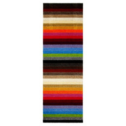 The Rugs Alya Collection Washable Rugs & Runners Striped Design In Multicolour   117M - thumbnail 2