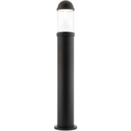 4 Pack Outdoor Bollard Post Light - 20W Cct Led Module - Textured Black Finish - thumbnail 3