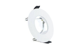 Luminosa Lighting Luminosa Led Ip65 Fire Rated Downlight Recessed Spotlight Gu10 Holder Matt White Ip65 - thumbnail 3