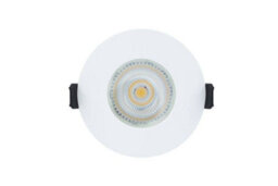 Luminosa Lighting Luminosa Led Ip65 Fire Rated Downlight Recessed Spotlight Gu10 Holder Matt White Ip65 - thumbnail 4