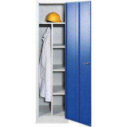 Manutan Expert Blue Door Equipment Locker - Hxwxd 1800X450X450mm