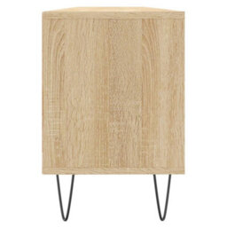 Berkfield Sturdy Tv Cabinet Sonoma Oak 150X30X44.5 Cm Engineered Wood - thumbnail 7
