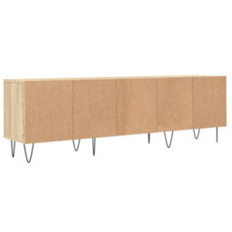 Berkfield Sturdy Tv Cabinet Sonoma Oak 150X30X44.5 Cm Engineered Wood - thumbnail 8