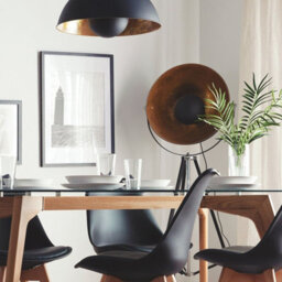 Wyld And Coco Aurora Lighting 158 Cm Matte Black Steel Pendant Light - Industrial Dining And Living Room Fixture - thumbnail 2