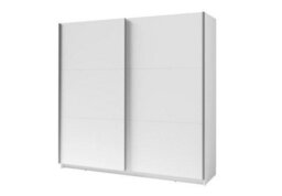 Arte White Matt Sliding Wardrobe W201Cm - Clutter-Free Organisation & Timeless Style - thumbnail 1