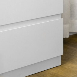 Homcom Chest Of Drawers, 3 Drawer Storage Cabinet Unit For Bedroom, White - thumbnail 9