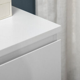 Homcom Chest Of Drawers, 3 Drawer Storage Cabinet Unit For Bedroom, White - thumbnail 8
