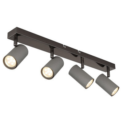 Luminosa Lighting Luminosa Robby Ceiling Spotlight Bar Gunmetal 4X Gu10 - image 1