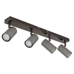 Luminosa Lighting Luminosa Robby Ceiling Spotlight Bar Gunmetal 4X Gu10 - thumbnail 2