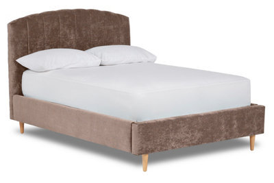 Divan Base Direct Mystoria Modern Fabric Bed Base Only 6Ft Super King- Brecon Nutmeg