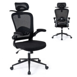 Ergonomic Office Chair Mesh Computer Desk Chair With 3D Headrest Black - thumbnail 1