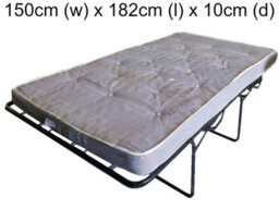Save On Goods UK Replacement Metal Action Sofabed Sofa Bed Settee Spring, 2 Fold,sprung Mattress (150Cm (W) X 182Cm (L) X 10Cm (Th)) - thumbnail 1