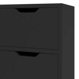 Vidaxl Sideboard Black 90X30X72 Cm Engineered Wood - thumbnail 7
