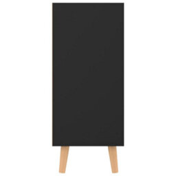 Vidaxl Sideboard Black 90X30X72 Cm Engineered Wood - thumbnail 4