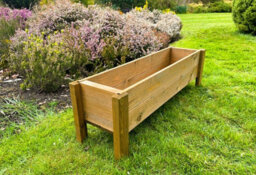 Ruddings Wood Raised Wooden Planter Bed Garden Trough Flower Box (W)95Cm X (H)29Cm - thumbnail 3