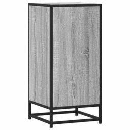Berkfield Sideboard Grey Sonoma 35.5X35X76 Cm Engineered Wood And Metal - thumbnail 7