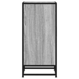 Berkfield Sideboard Grey Sonoma 35.5X35X76 Cm Engineered Wood And Metal - thumbnail 6
