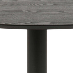 Wyld Haus Ibiza 110Cm Black Round Dining Table Black Base - thumbnail 5