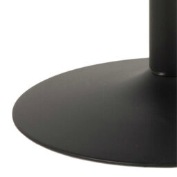 Wyld Haus Ibiza 110Cm Black Round Dining Table Black Base - thumbnail 6