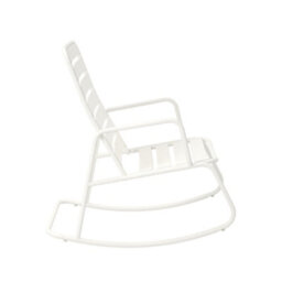 Novogratz Roberta Outdoor Rocking Chair In White - thumbnail 5