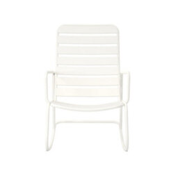 Novogratz Dorel Home Roberta Outdoor Rocking Chair In White