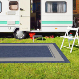 Homeart Outdoor Rugs Easy Cleaning Area Rugs For Balcony,garden,picnic,uv Weather Resistant D.blue Cream, 140 X 200 Cm - thumbnail 3
