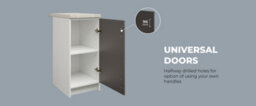 Jd Greta Kitchen Base Unit 400mm Storage Cabinet With Door Shelf 40Cm - White Matt - thumbnail 5