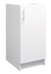 Jd Greta Kitchen Base Unit 400mm Storage Cabinet With Door Shelf 40Cm - White Matt