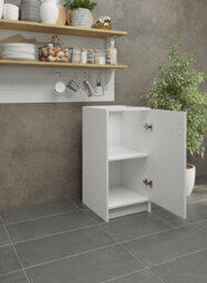 Jd Greta Kitchen Base Unit 400mm Storage Cabinet With Door Shelf 40Cm - White Matt - thumbnail 2