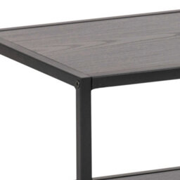 Wyld Haus El Paso Black Metal Open Tv Unit, 3 Shelves, 120Cm - thumbnail 7