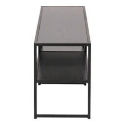 Wyld Haus El Paso Black Metal Open Tv Unit, 3 Shelves, 120Cm - thumbnail 5