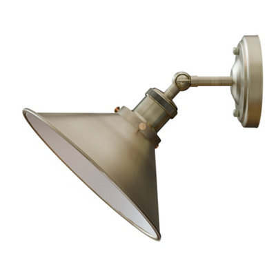 Modern Vintage Retro Industrial Wall Sconce Light 22Cm Metal Wall Lamp Adjustable Swing Arm Stylish Lighting For Bedroom Office